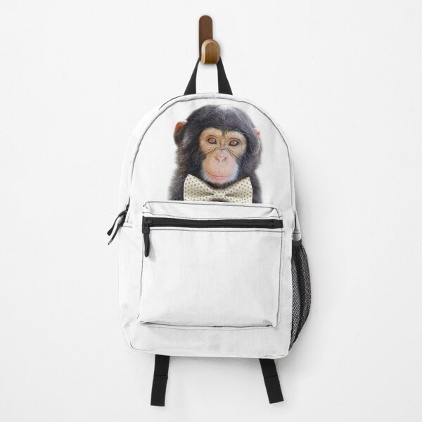 Artikelvorschau, Baby Affe Mit Fliege, Tierbabys Kunstdruck von Synplus entworfen und verkauft von synplus.