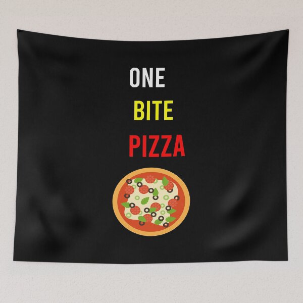 Item preview, Black One Bite Pizza designed and sold by DamaliePierre.