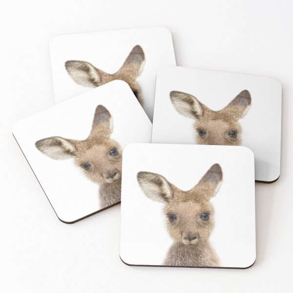 Item preview, Baby Kangaroo Art Print by Zouzounio Art designed and sold by zouzounioart.