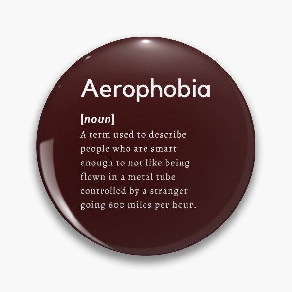 Item preview, Aerophobia Definition Funny designed and sold by CJacobsDesigns.