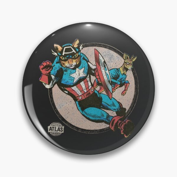 Item preview, Atlas Captain Americat and Buck designed and sold by 13thFloorDesign.