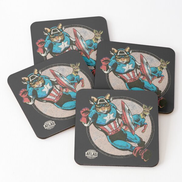 Item preview, Atlas Captain Americat and Buck designed and sold by 13thFloorDesign.