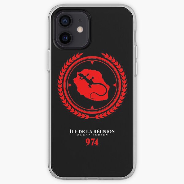 Ile de la Reunion 974 - R&B Coque souple iPhone