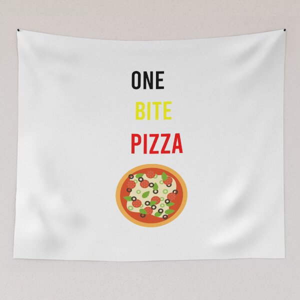 Item preview, White One Bite Pizza designed and sold by DamaliePierre.