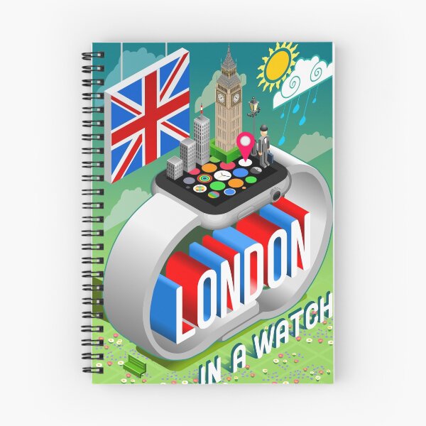 Item preview, London-UK-Watch-Concept-Isometric designed and sold by aurielaki.