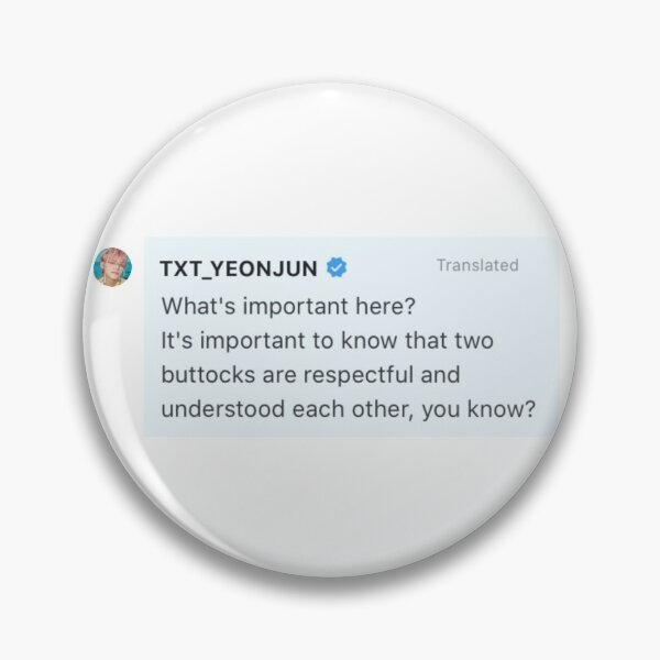 Item preview, TXT Yeonjun One or Two Butts Debate designed and sold by bardnbangtan.