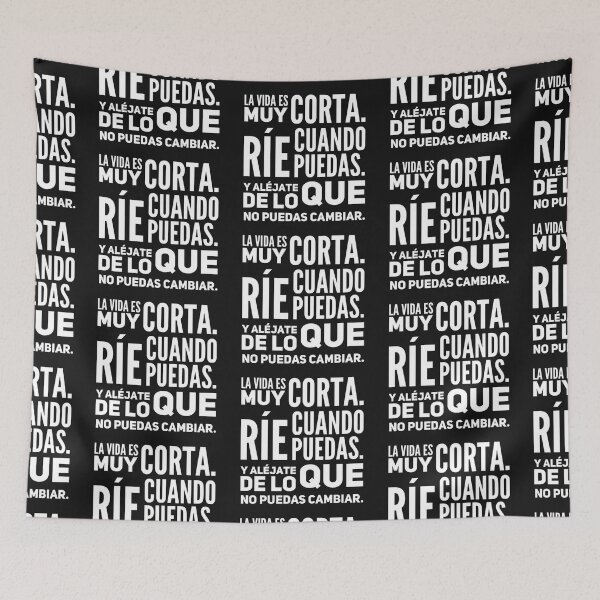 Item preview, La vida es muy corta designed and sold by Elena's Shop.