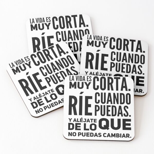 Item preview,  La vida es muy corta designed and sold by Elena's Shop.
