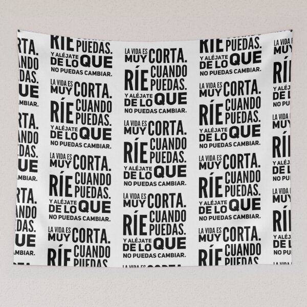Item preview,  La vida es muy corta designed and sold by Elena's Shop.
