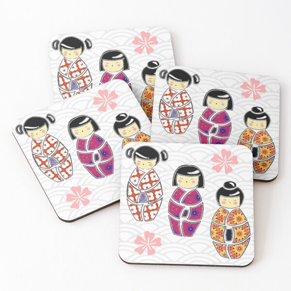 Item preview, Japanese Kokeshi Dolls designed and sold by theartofpurpose.