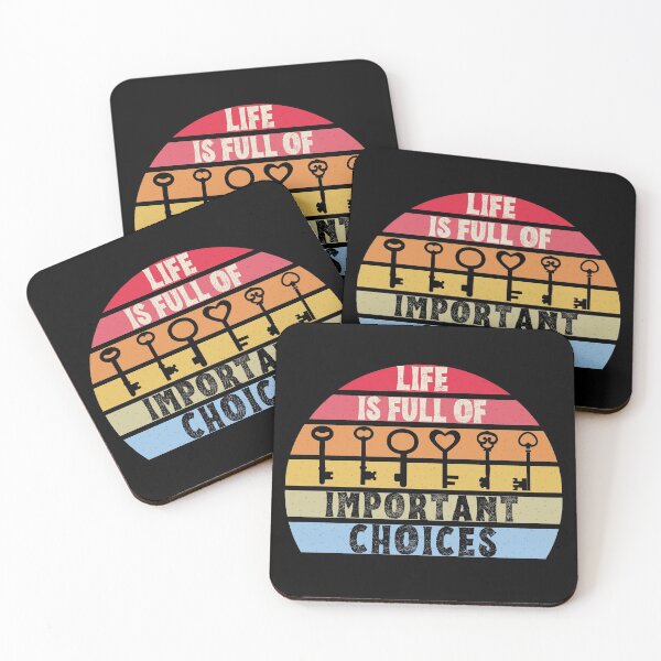 Item preview, Life is full of Important Choices, Vintage Sunset Design designed and sold by AmazingEcraft.