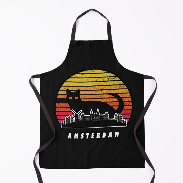Item preview, Amsterdam skyline Cat designed and sold by Snootstore.