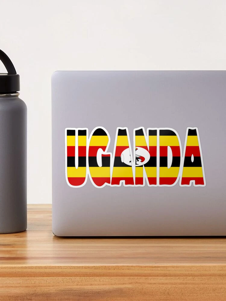 Buy Uganda Map Sticker Flag for Laptop Book Fridge Guitar Motorcycle Helmet  Toolbox Door PC Boat Online in India 