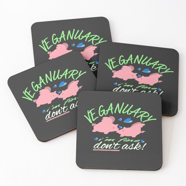 Item preview,  Veganuary January i'm fine don't ask! designed and sold by vibeno1.