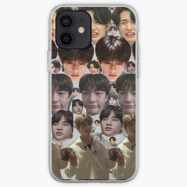 Meme de Hyunjin Stray Kids Funda blanda para iPhone