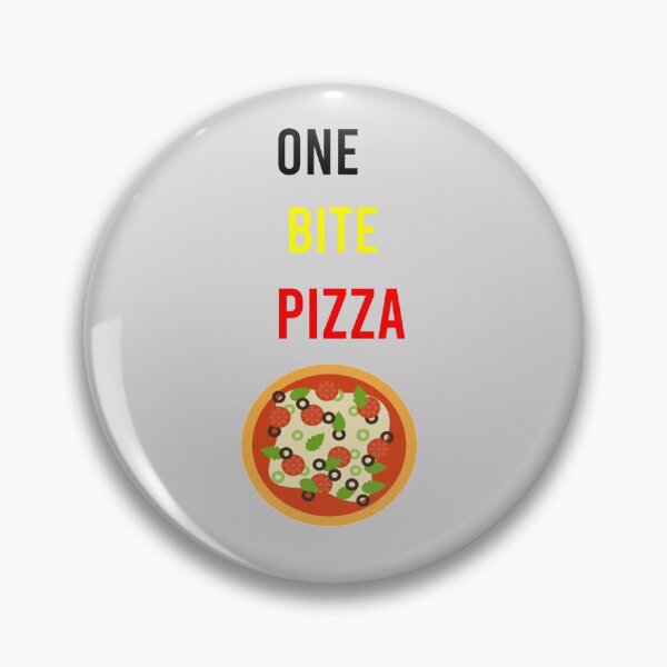 Item preview, Gray One Bite Pizza designed and sold by DamaliePierre.