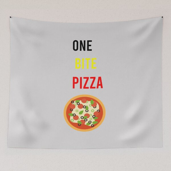 Item preview, Gray One Bite Pizza designed and sold by DamaliePierre.