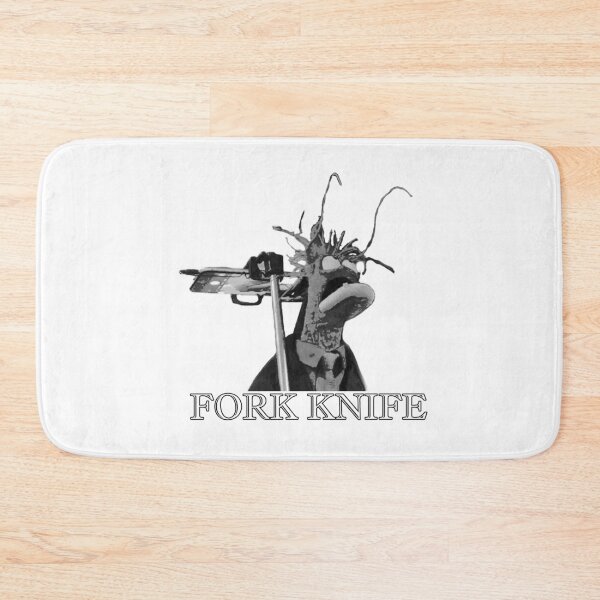Item preview, "Fork Knife" Pepe the king Prawn designed and sold by HawkFanDecor.