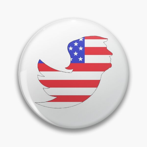 Aperçu de l'œuvre Trump twitter drapeau usa créée et vendue par DevMetal.
