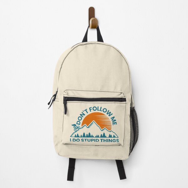 Item preview, Don't Follow Me I Do Stupid Things Mountain Biking designed and sold by cimibaka25.