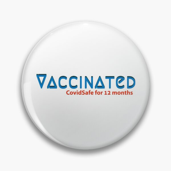 Item preview, Vaccinated - Covid Safe for 12 months designed and sold by simpleones.