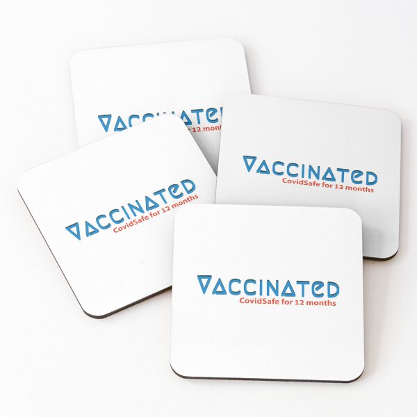 Item preview, Vaccinated - Covid Safe for 12 months  designed and sold by simpleones.