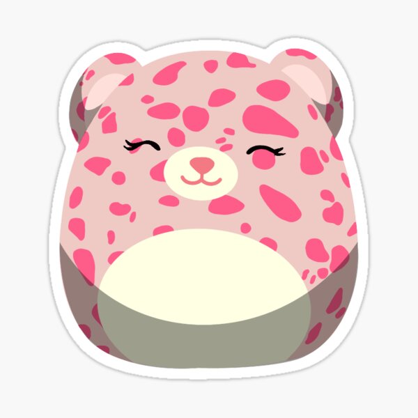 pink leopard squishmallow