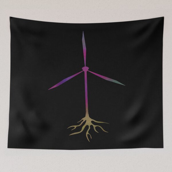 Item preview, The Cosmic Wind Turbine - Reflection of our Roots designed and sold by ActuallyAntag.