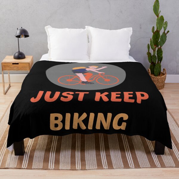 Item preview, just keep biking designed and sold by shaheergraphic.