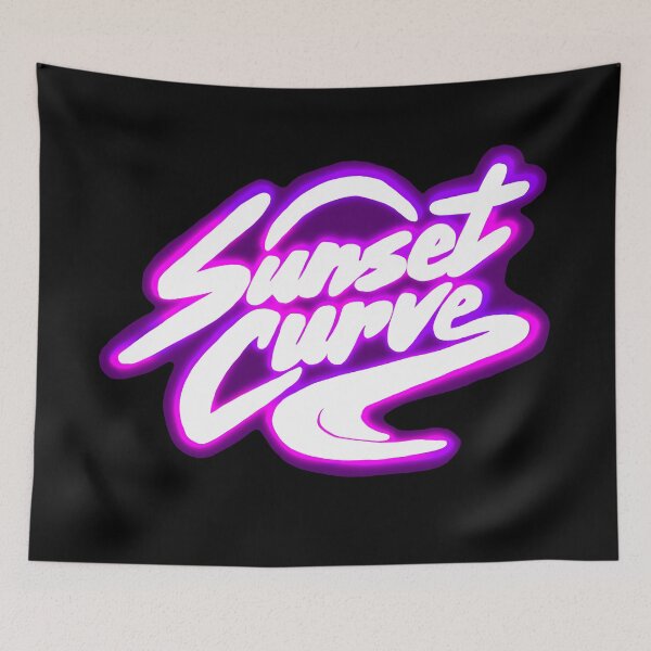 Item preview, sunset curve logo purple gradient designed and sold by mariahparker111.