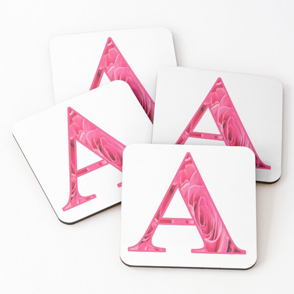 Item preview, Alphabet Monogram Pink Roses-Letter A designed and sold by loveoceanair.