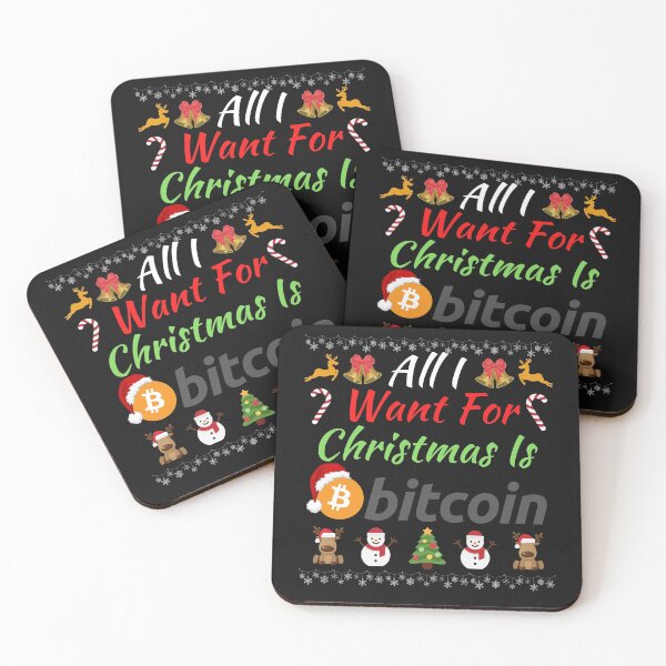 Item preview, All I Want For Christmas Is Bitcoin designed and sold by Cryptohaven.