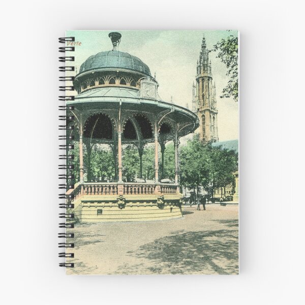 Item preview, 1890s Antwerpen Groenplaats bandstand Antwerp Cathedral designed and sold by aapshop.