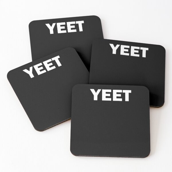 Item preview, Yeet White Text designed and sold by bebopboop.