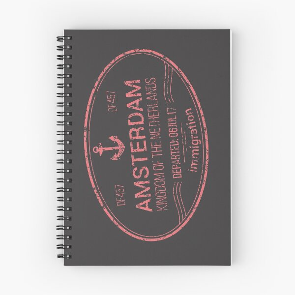 Item preview, Amsterdam Immigration Stamp designed and sold by SunnyDesignsCo.