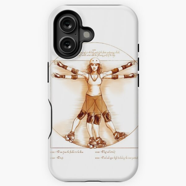 Item preview, Vitruvian Skater on white only designed and sold by Danielle Zemba.