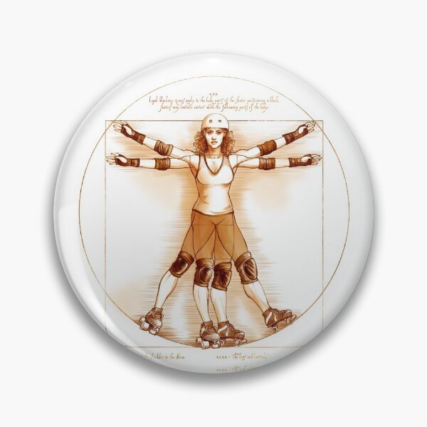 Item preview, Vitruvian Skater on white only designed and sold by Danielle Zemba.