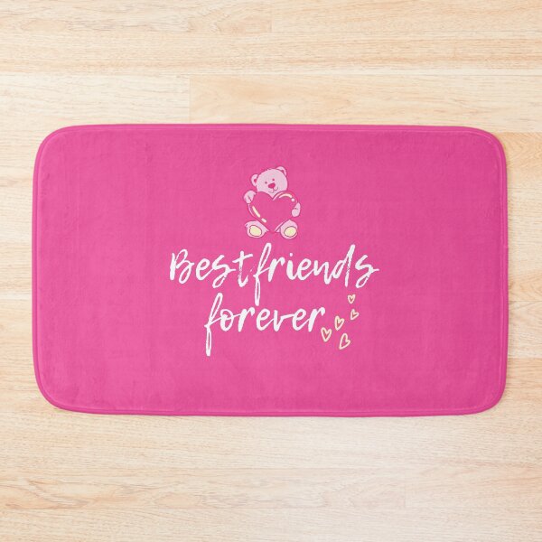 Item preview, Pink teddy bear best friends forever message  designed and sold by happyshopg.