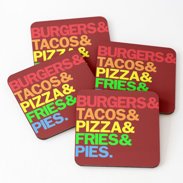 Item preview, Burgers and Tacos and Pizza and Fries and Pies designed and sold by RRiDesigns.