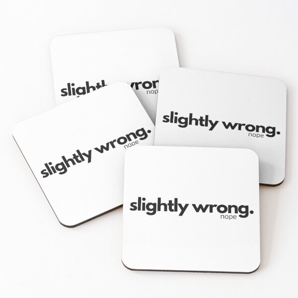 Item preview, Slightly Wrong, Nope designed and sold by pintsandquarts.