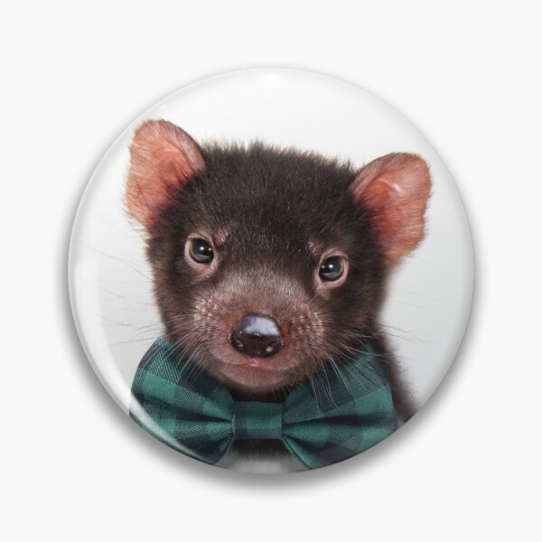 Item preview, Baby Tasmanian Devil With Bow Tie, Baby Animals Art Print by Synplus designed and sold by synplus.