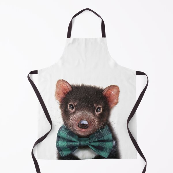 Item preview, Baby Tasmanian Devil With Bow Tie, Baby Animals Art Print by Synplus designed and sold by synplus.