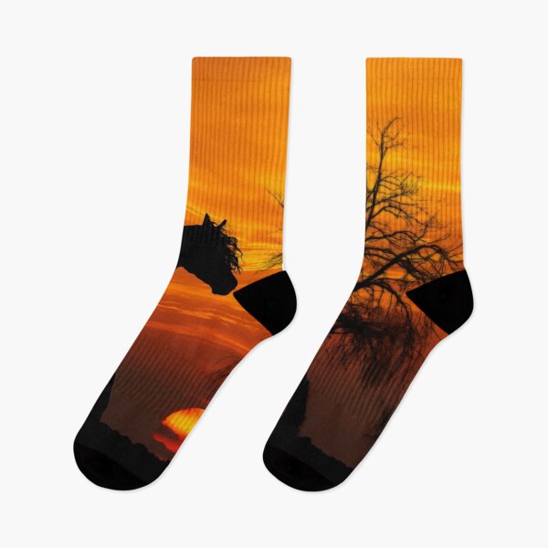 Item preview, prancing horse during sunset designed and sold by blurry-mind.