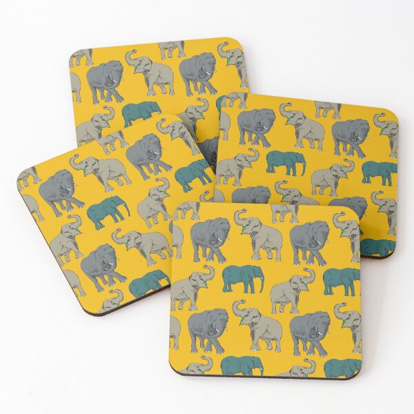 Item preview, Elephant stroll in Golden designed and sold by djsereia.
