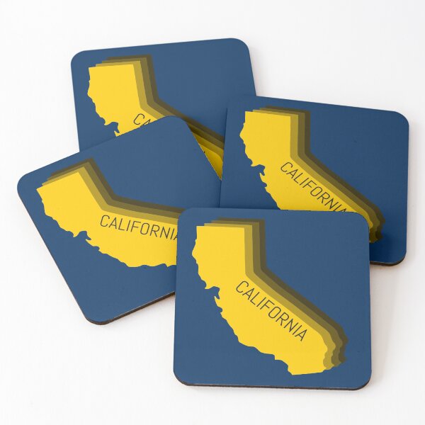 Item preview, California Map designed and sold by Yeaha.