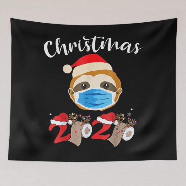 Item preview, Sloth Wearing Mask Christmas 2020 Pajama Matching Family designed and sold by ChristSchroeder.
