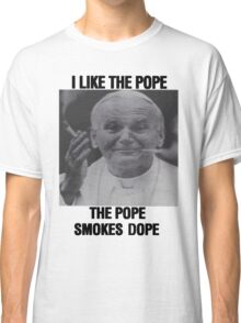 pope smokes dope t shirt