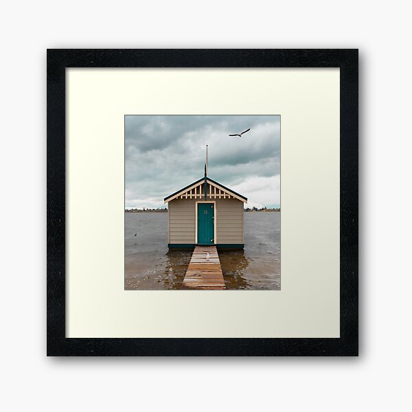 Boatshed 13, Lake Wendouree, Ballarat, Australia Framed Art Print