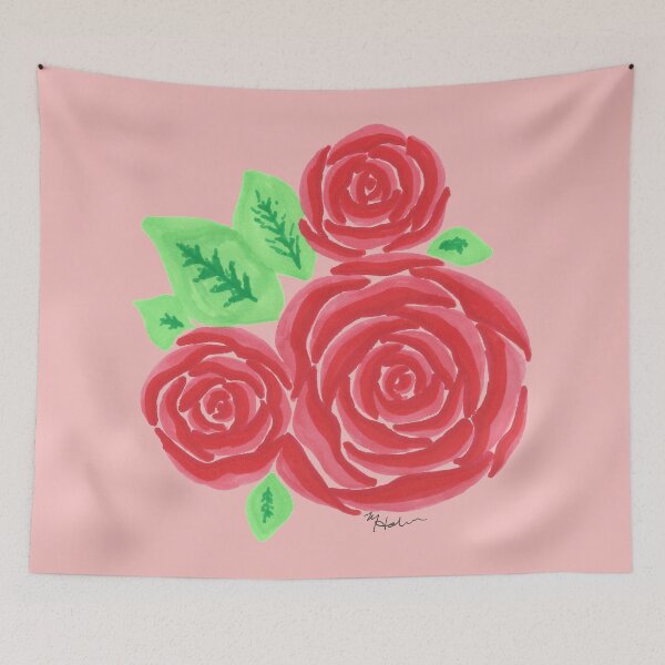 Item preview, Abstract Red Roses designed and sold by PineappleMorgan.