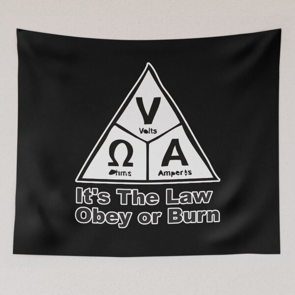Item preview, Ohm's Law Obey or Burn designed and sold by Mike Rittenhouse.